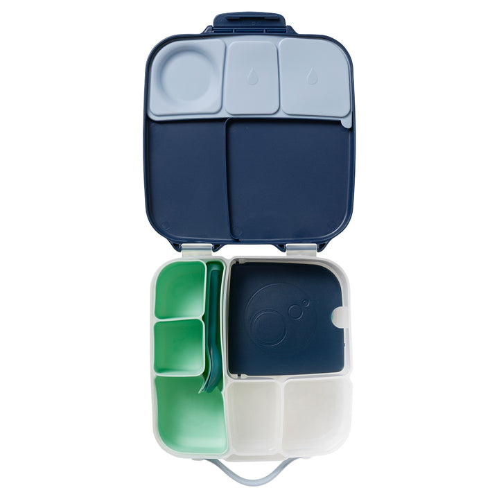 b.box Silicone Bento Tray - LUNCH - Forest