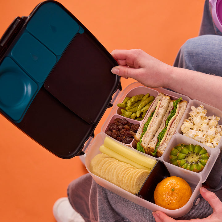 b.box Silicone Bento Buddy - LUNCH - Berry