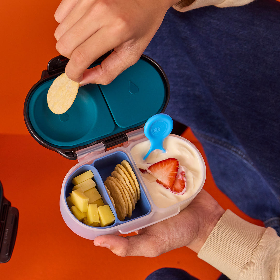 PRE-ORDER - b.box Basic Black + Night Vision Lunch & Drink Bundle