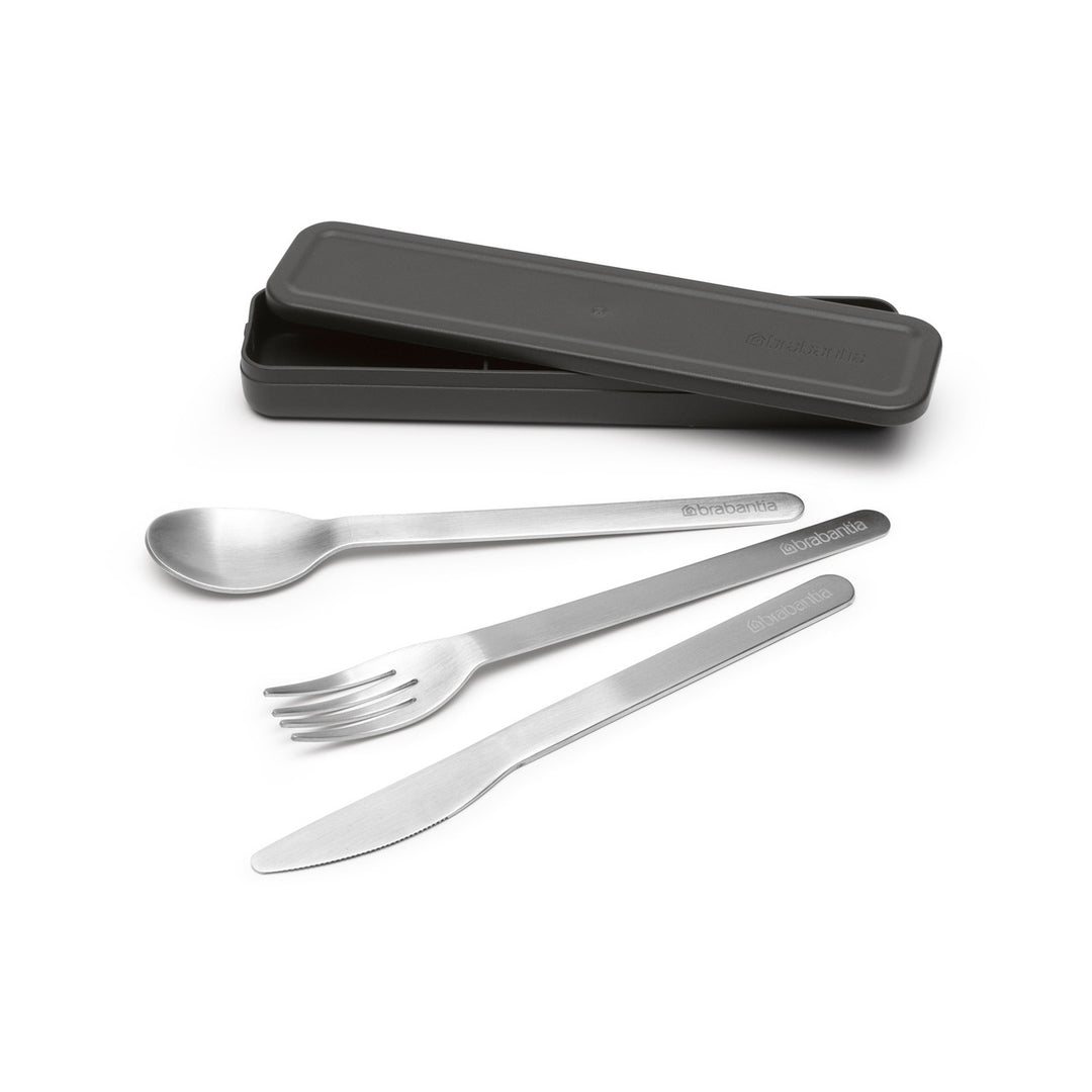 Brabantia Make & Take Cutlery Set - Dark Grey