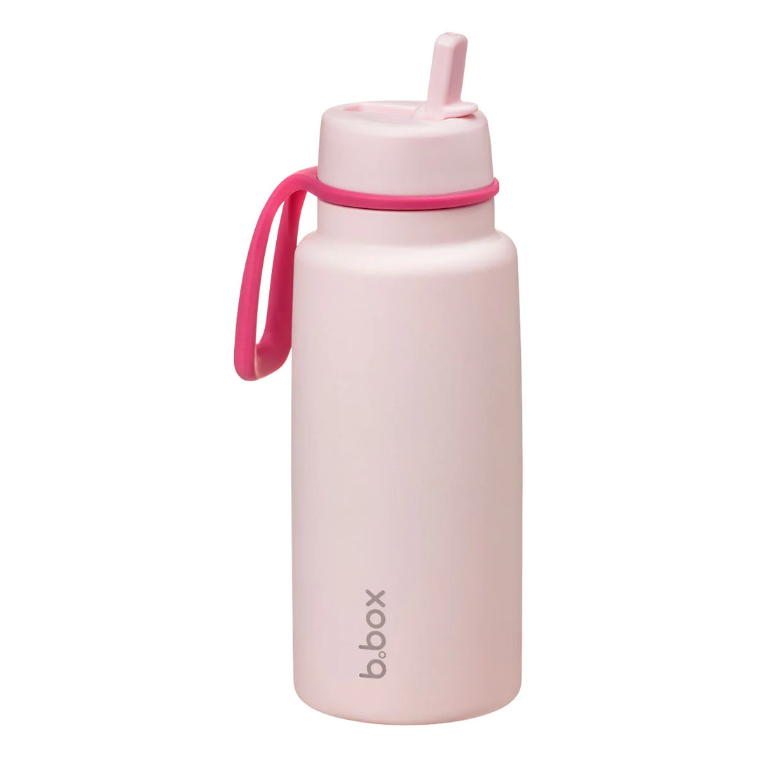 b.box 1L Insulated Flip Top Drink Bottle - Pink Paradise
