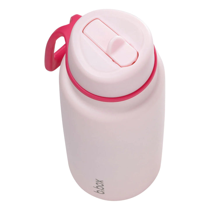 b.box 1L Insulated Flip Top Drink Bottle - Pink Paradise