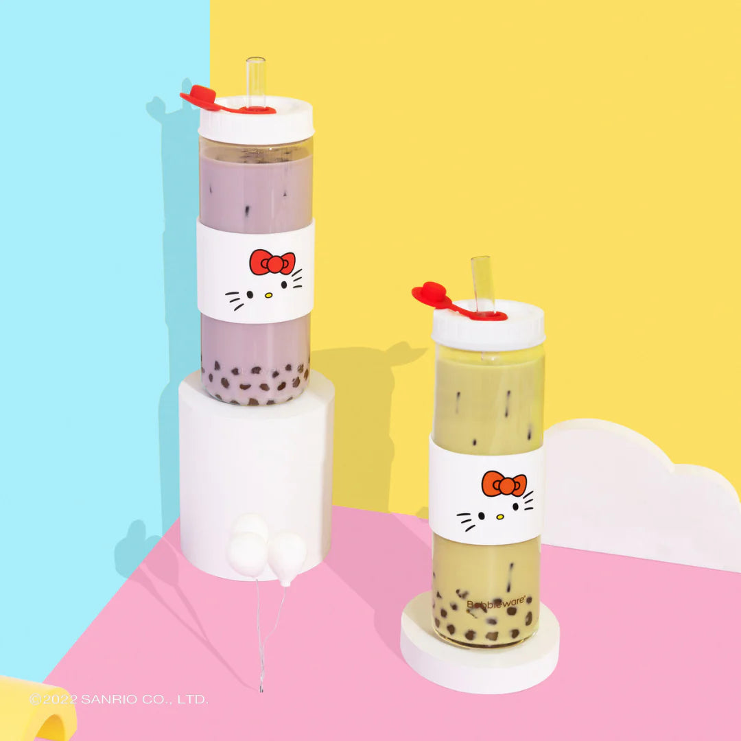Bobbleware Hello Kitty Tumbler - Glass - Classic White