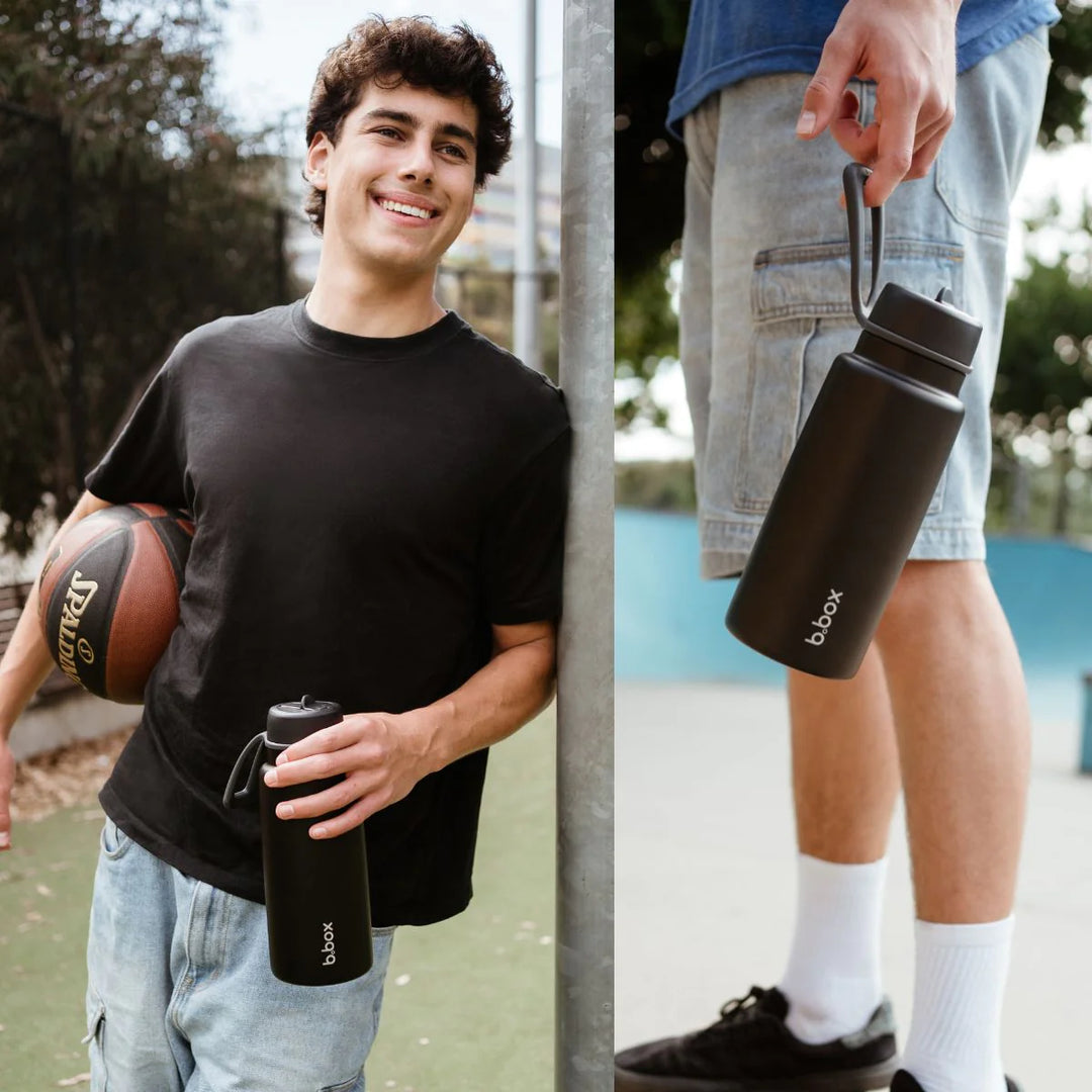 b.box 1L Insulated Flip Top Drink Bottle - Space