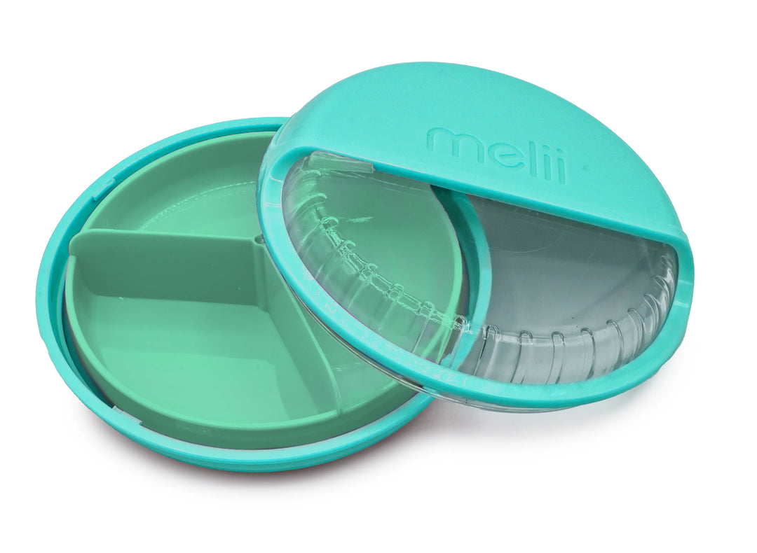 Melii Luxe Spin Snack Container - Turquoise