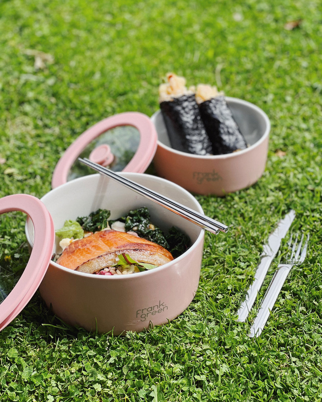 Frank Green Porcelain Bowls 2pk - Blushed