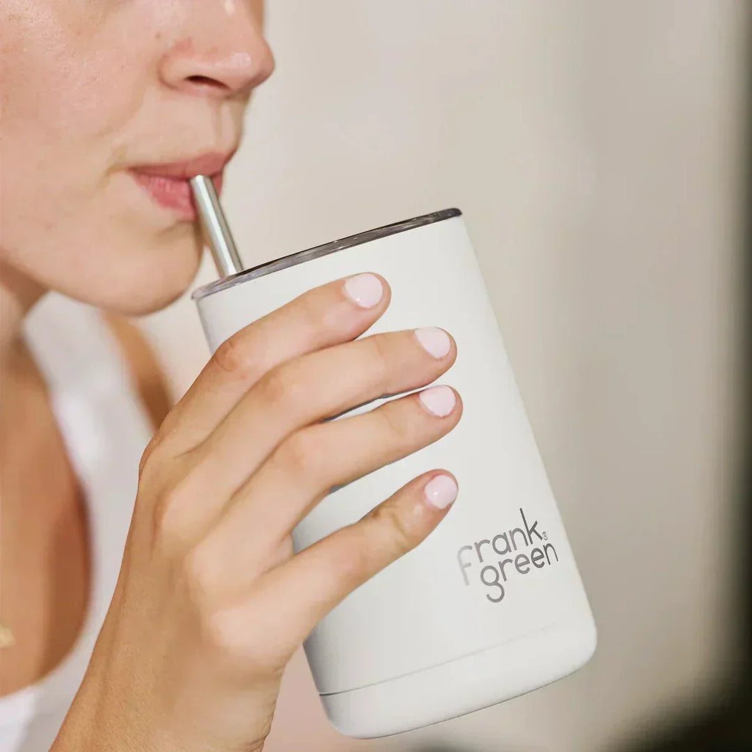 Frank Green Iced Coffee Cup with Straw - Mint Gelato