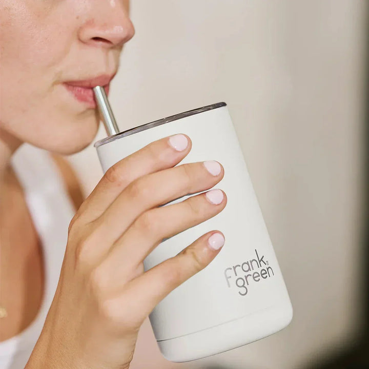 Frank Green Iced Coffee Cup with Straw - Blushed
