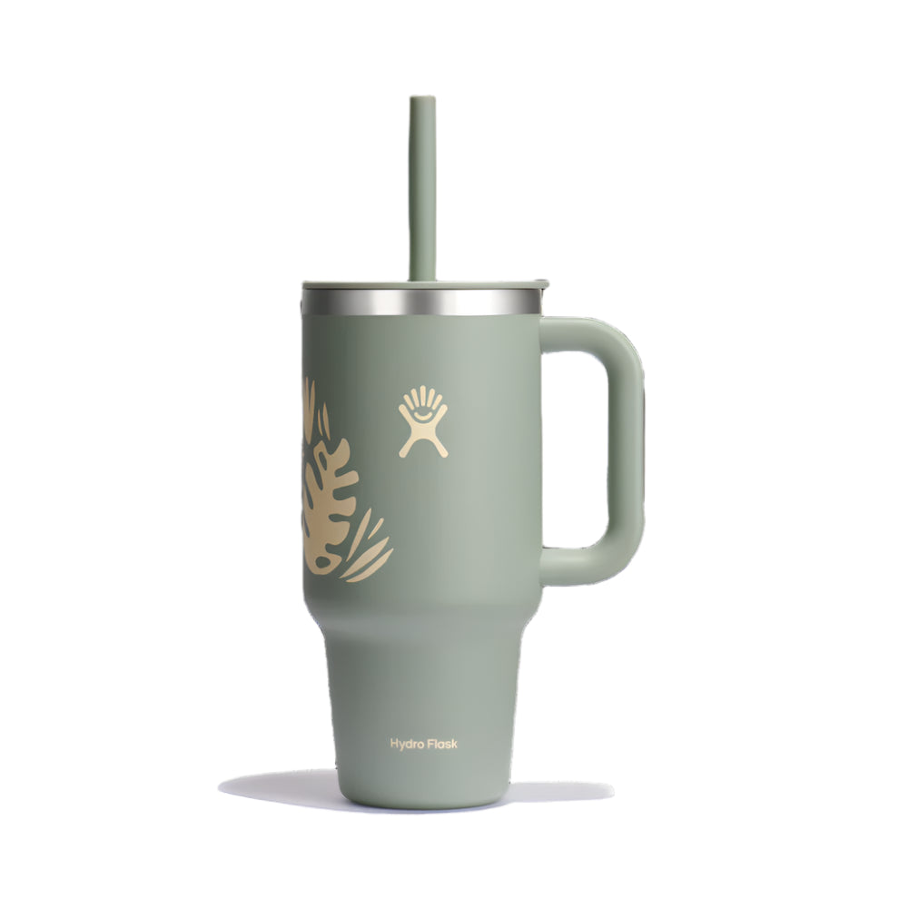 Hydro Flask 32oz Travel Tumbler - Botanical Bliss Agave