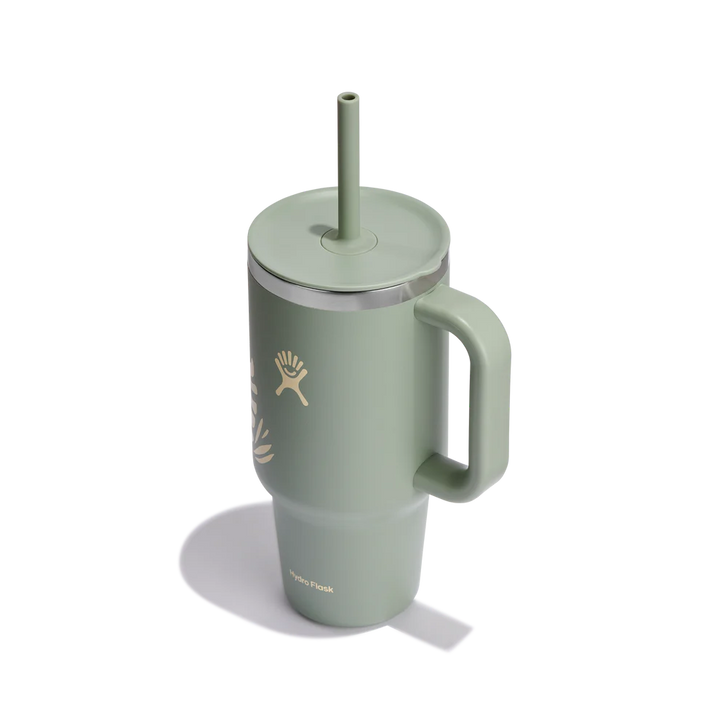 Hydro Flask 32oz Travel Tumbler - Botanical Bliss Agave