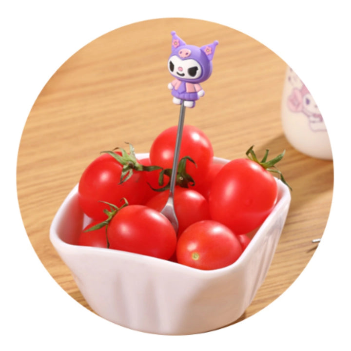 Mini Food Pick Forks - Kuromi