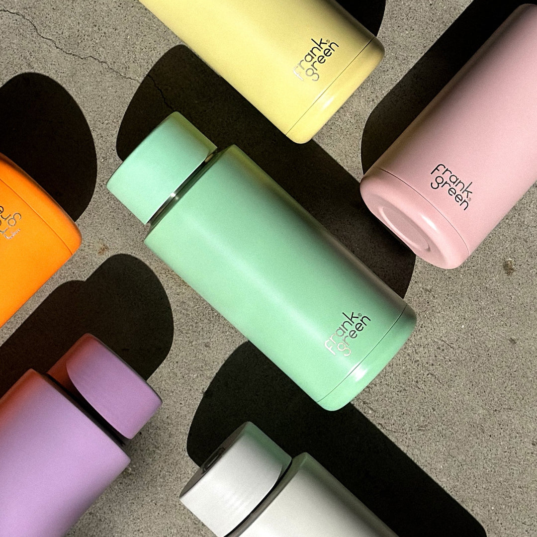 Frank Green Insulated Drink Bottle 1L - Mint Gelato