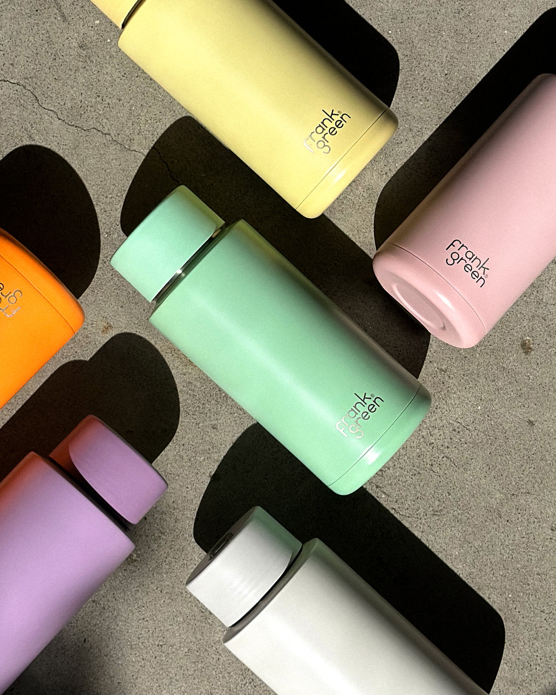 Frank Green Insulated Drink Bottle 1L - Neon Green