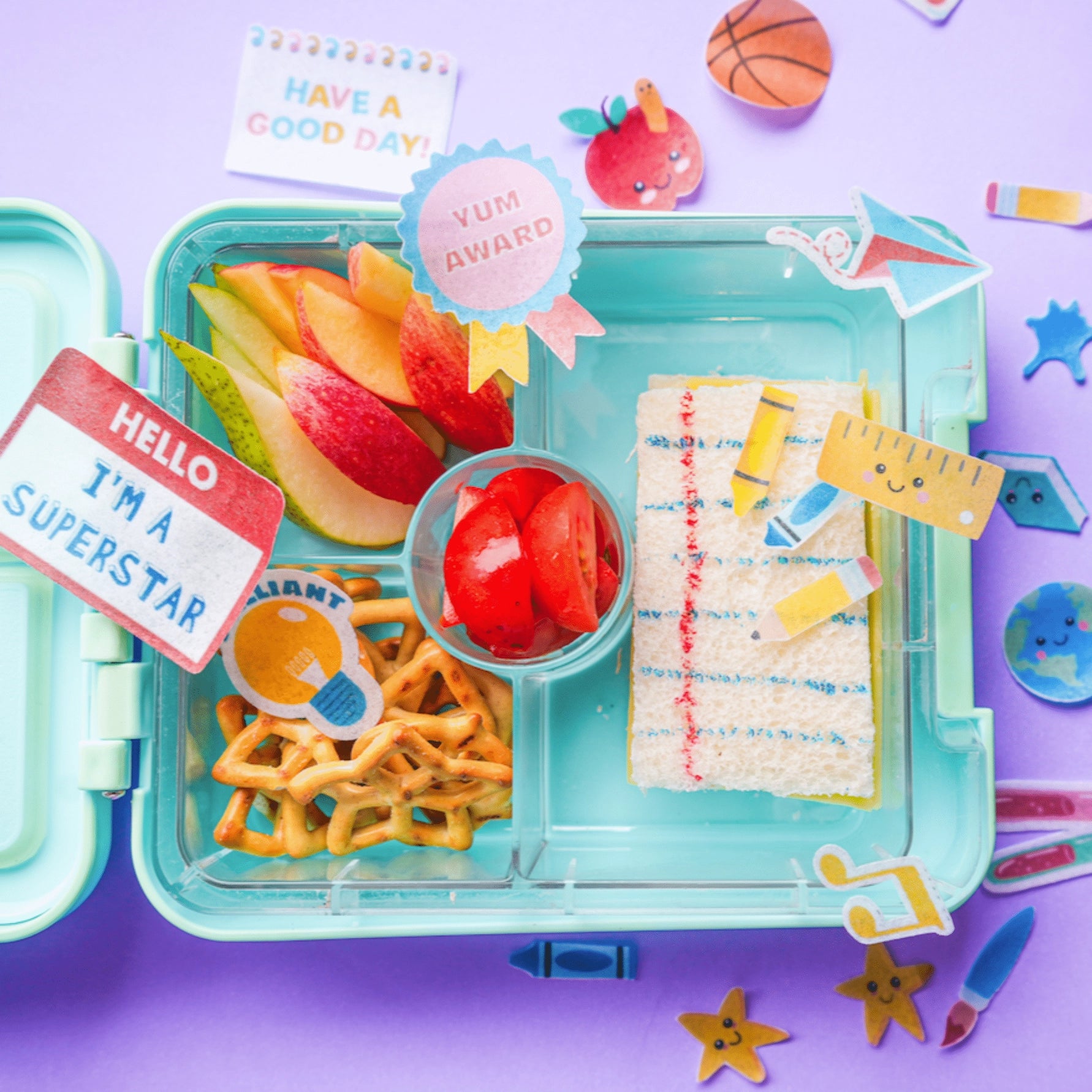 Sticketies Edible Lunchbox Stickers The Bento Buzz