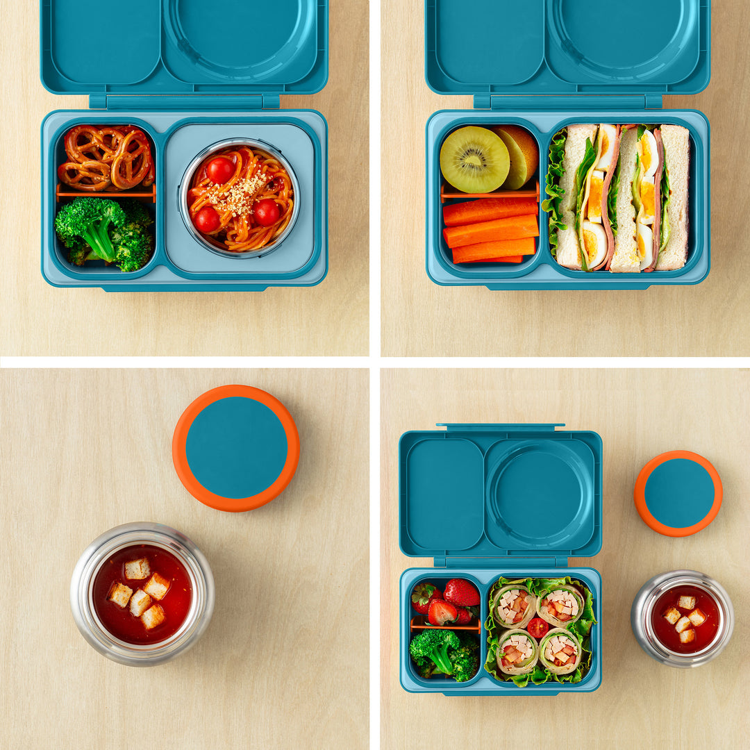 OmieBox UP Hot & Cold Lunch Box - Teal Green