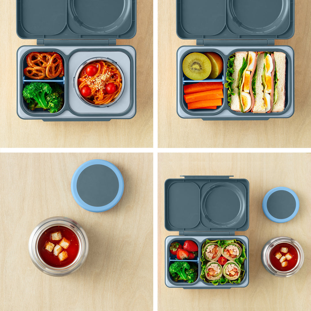 OmieBox UP Hot & Cold Lunch Box - Graphite