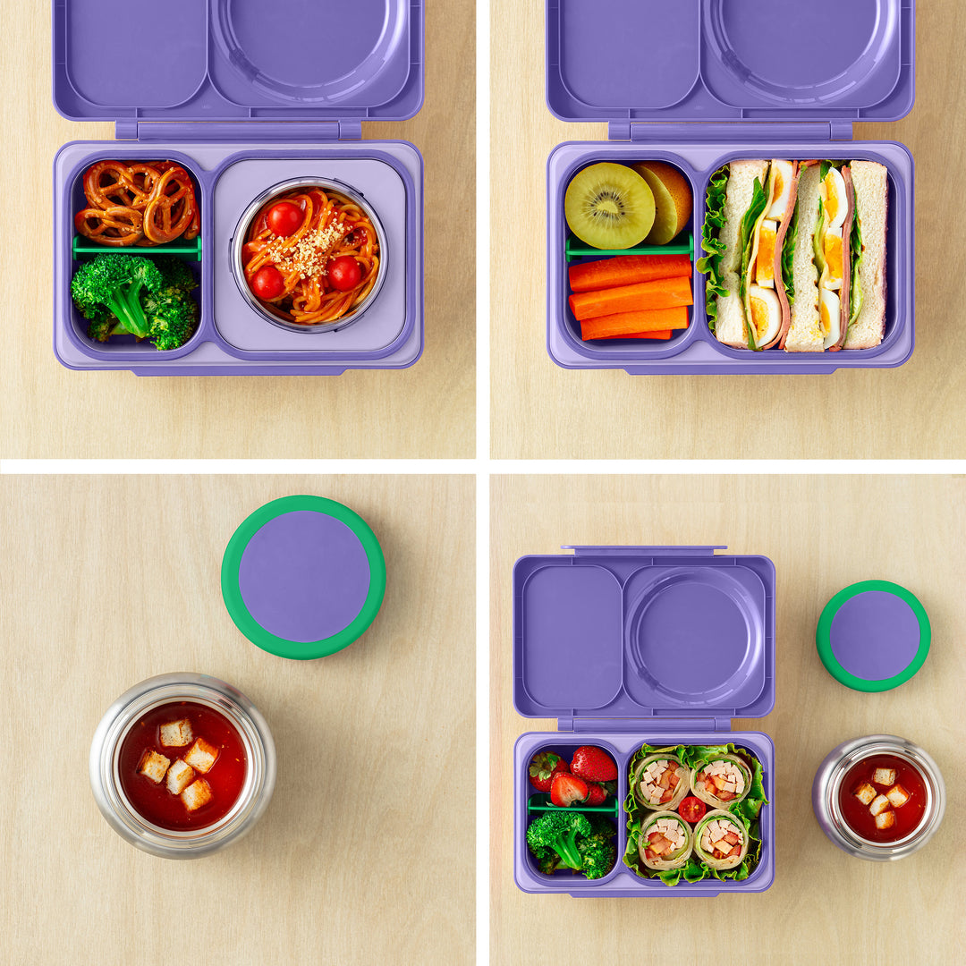 OmieBox UP Hot & Cold Lunch Box - Galaxy Purple