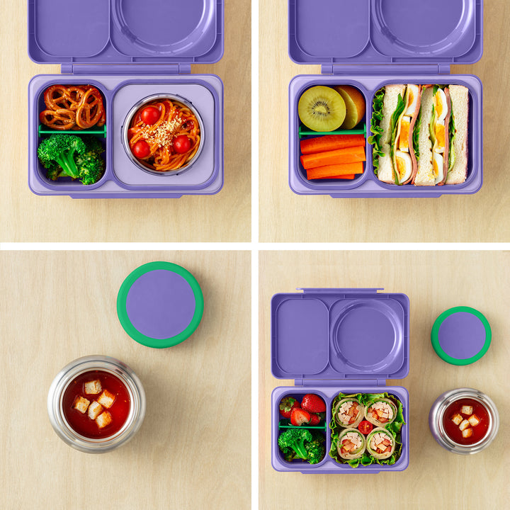 OmieBox UP Hot & Cold Lunch Box - Galaxy Purple