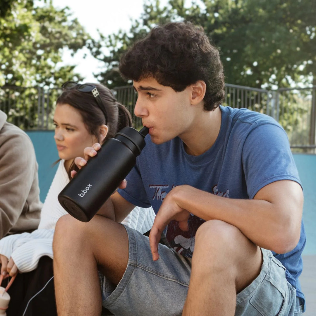 b.box 1L Insulated Flip Top Drink Bottle - Space