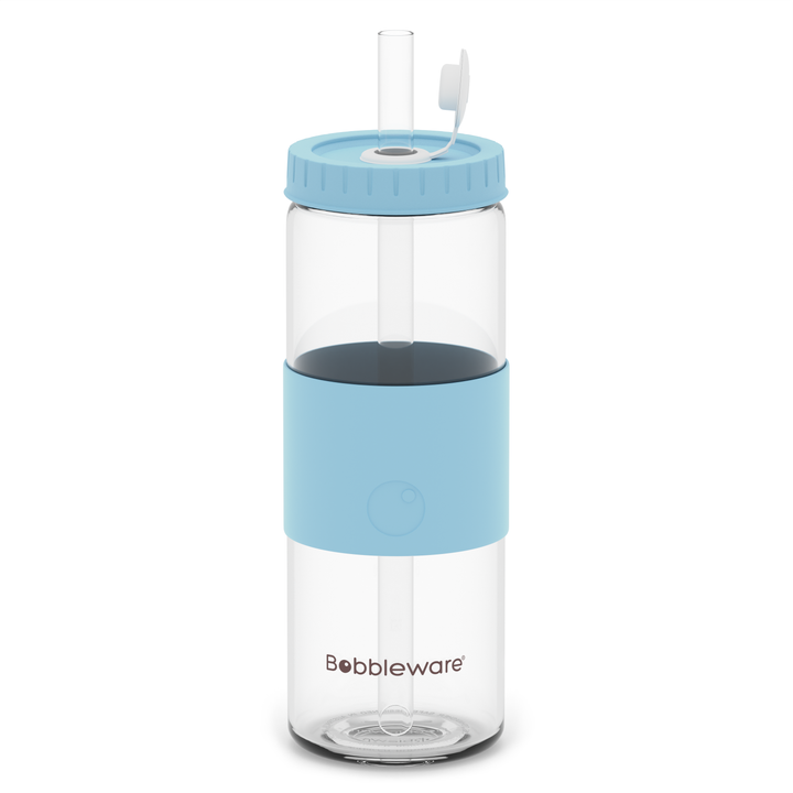 Bobbleware Glass 700ml Tumbler - Sky Blue