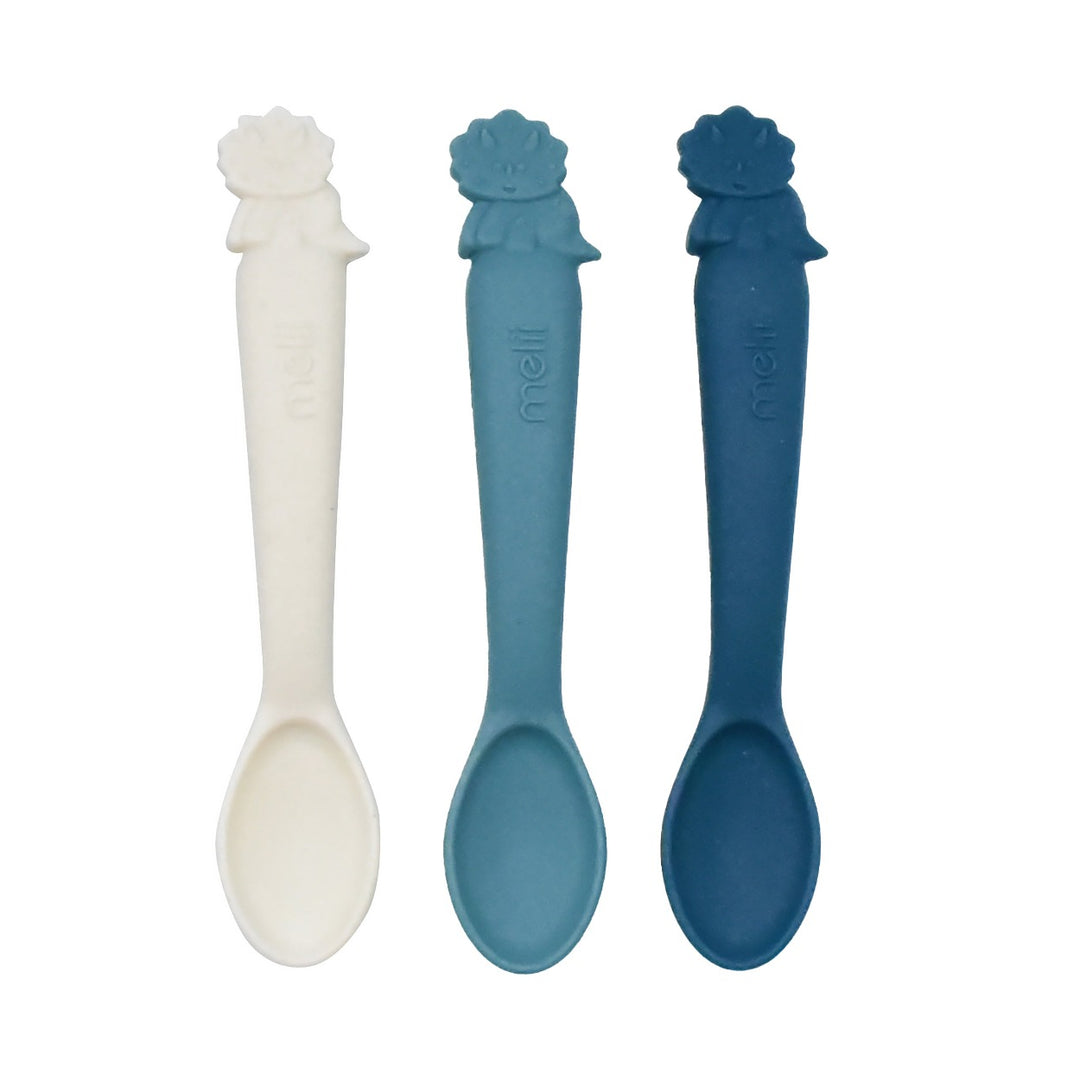 Melii Luxe Silicone Spoons 3pk - Dinosaur