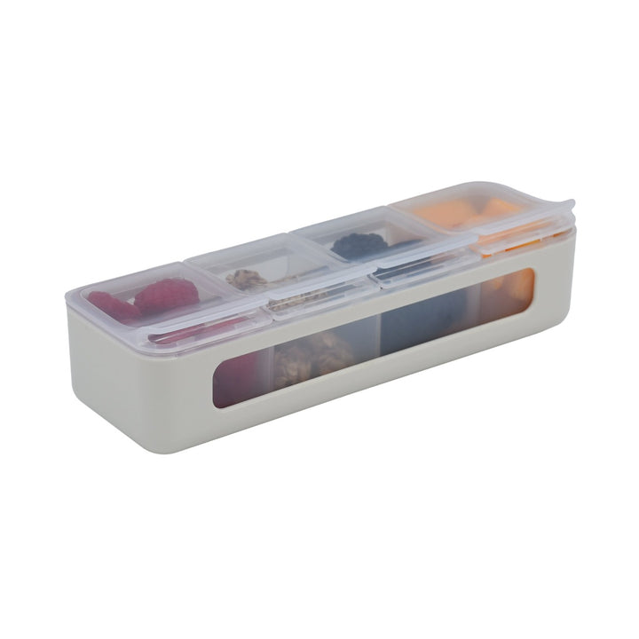 Melii Luxe 4 Compartment Snackle Box - Ivory