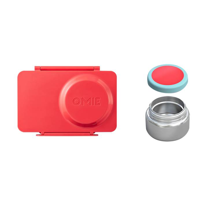 OmieBox UP Hot & Cold Lunch Box - Cherry Pink