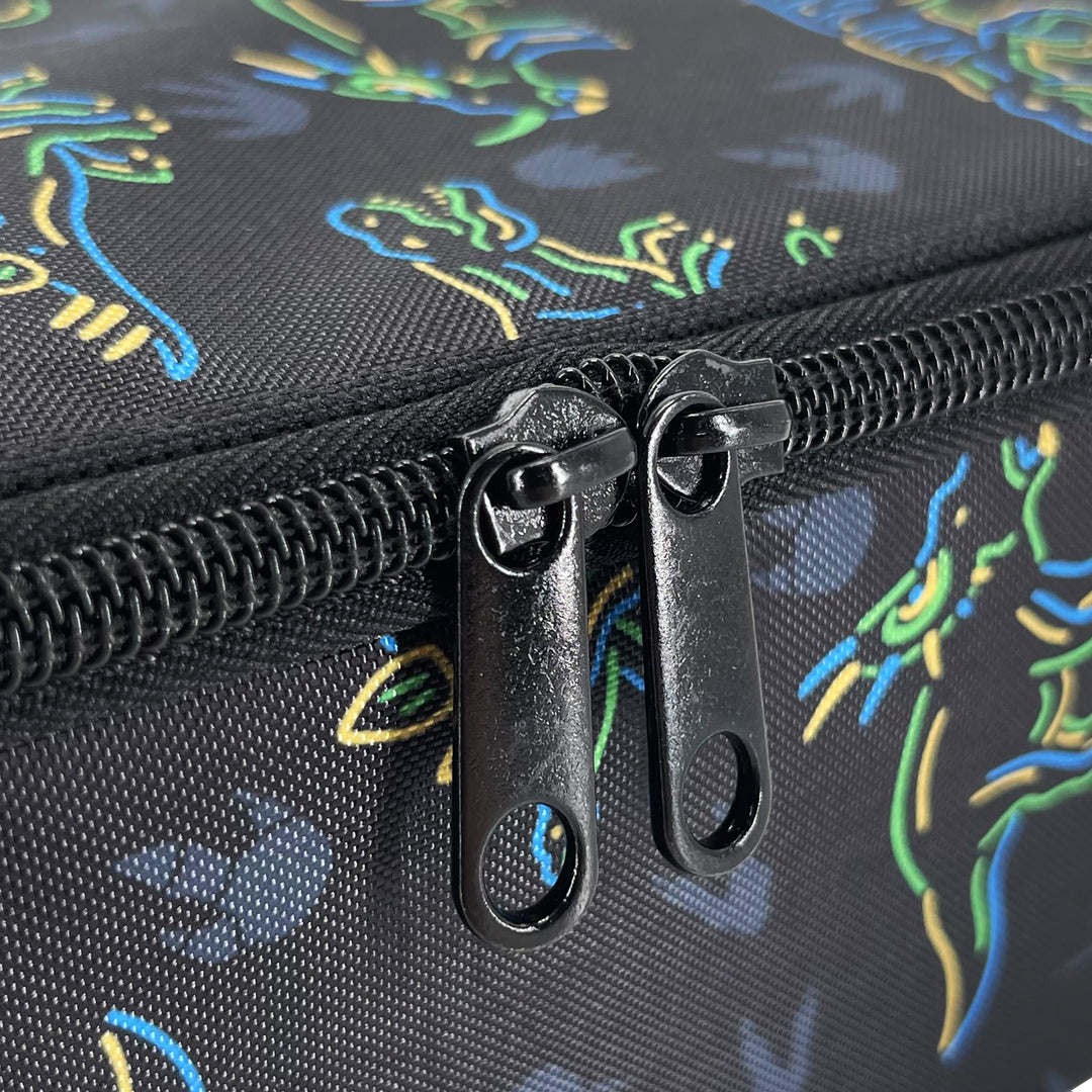 Sachi Insulated Lunch Bag - Neon Dinosaurs