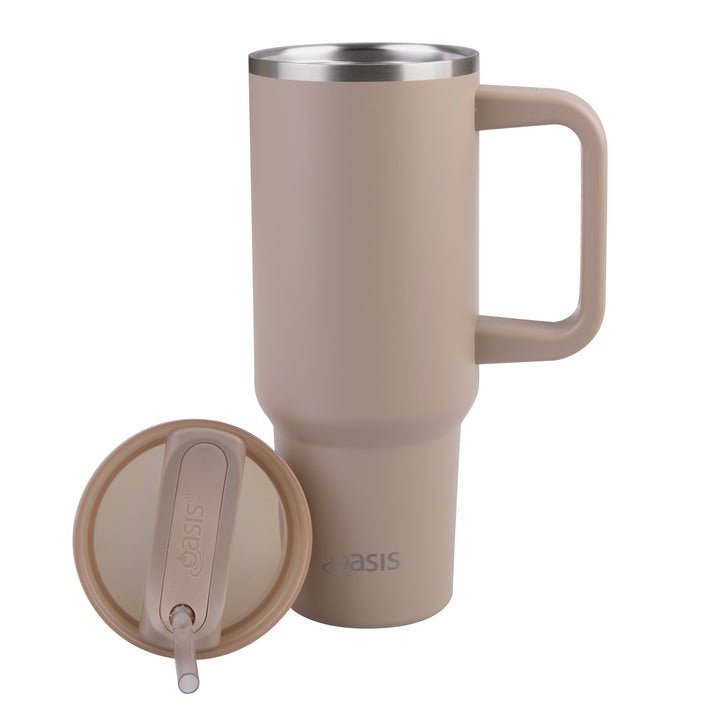 Oasis Insulated Commuter Tumbler 1.2L - Latte