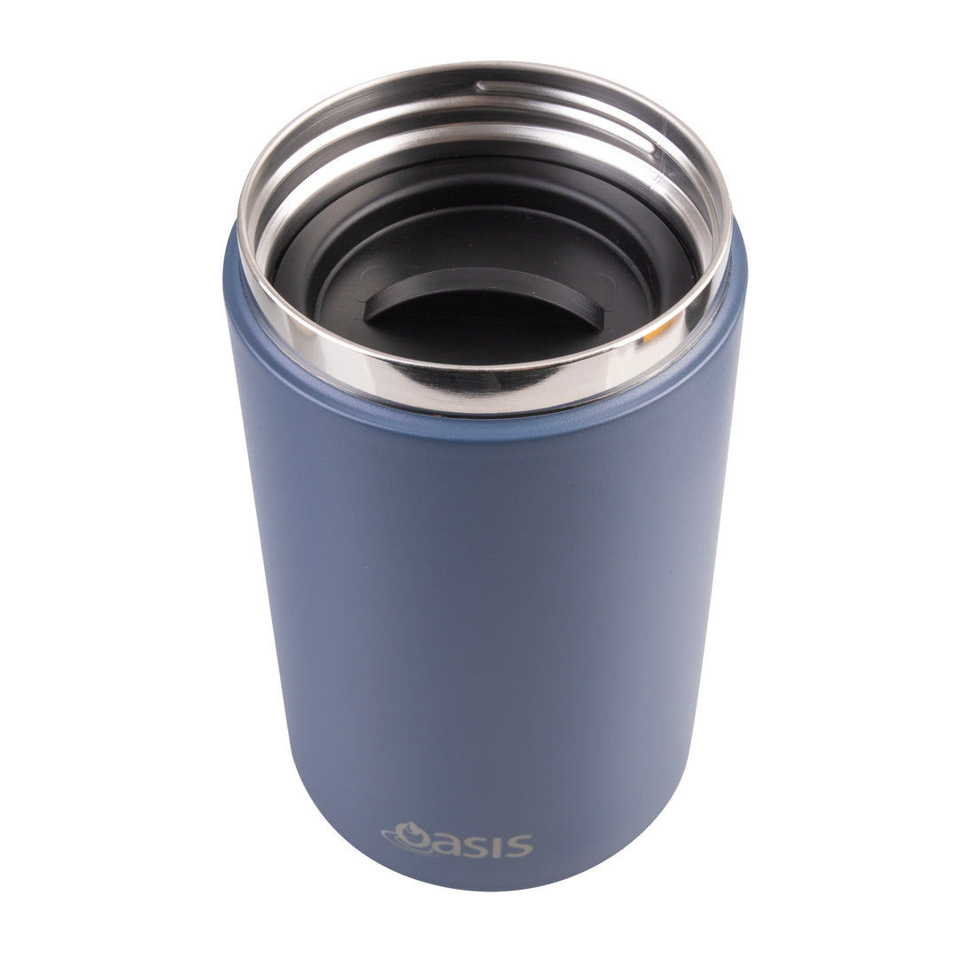 Oasis Insulated Food Jar With Handle - 700ml - Indigo