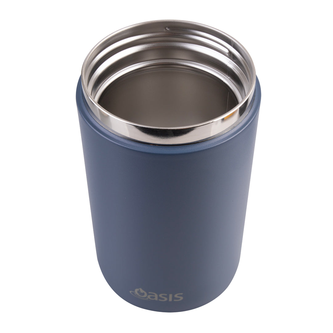 Oasis Insulated Food Jar With Handle - 700ml - Indigo