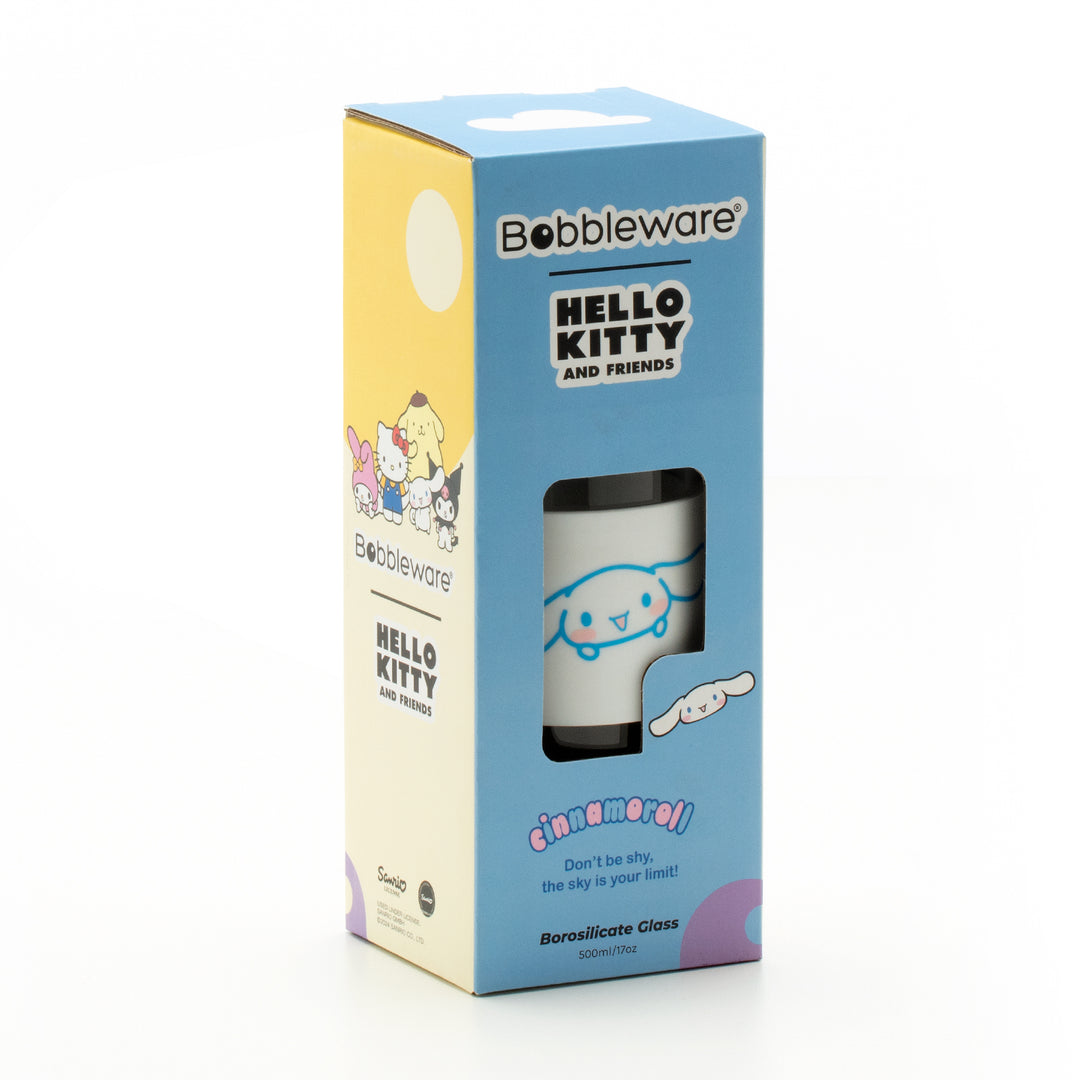 Bobbleware Tumbler - 500ml Glass - Cinnamoroll