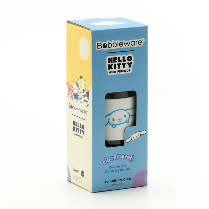 Bobbleware Tumbler - 500ml Glass - Cinnamoroll