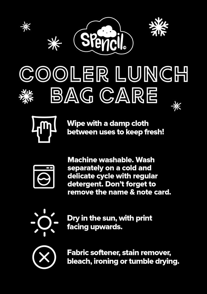 Spencil BIG Cooler Lunch Bag + Chill Pack - Tie Dye Splash