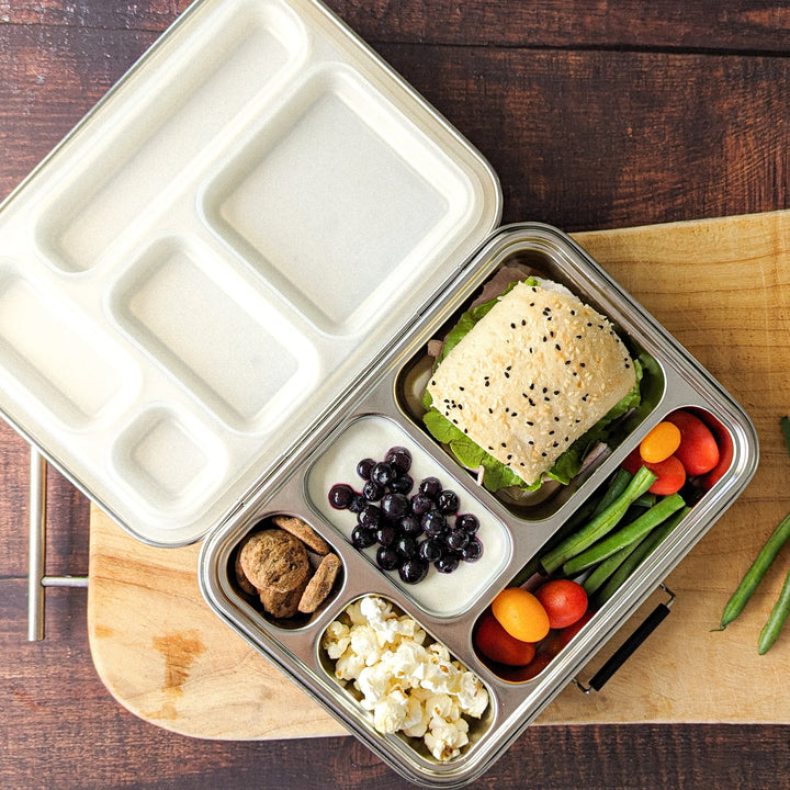 Ecococoon Stainless Steel Bento Box - White