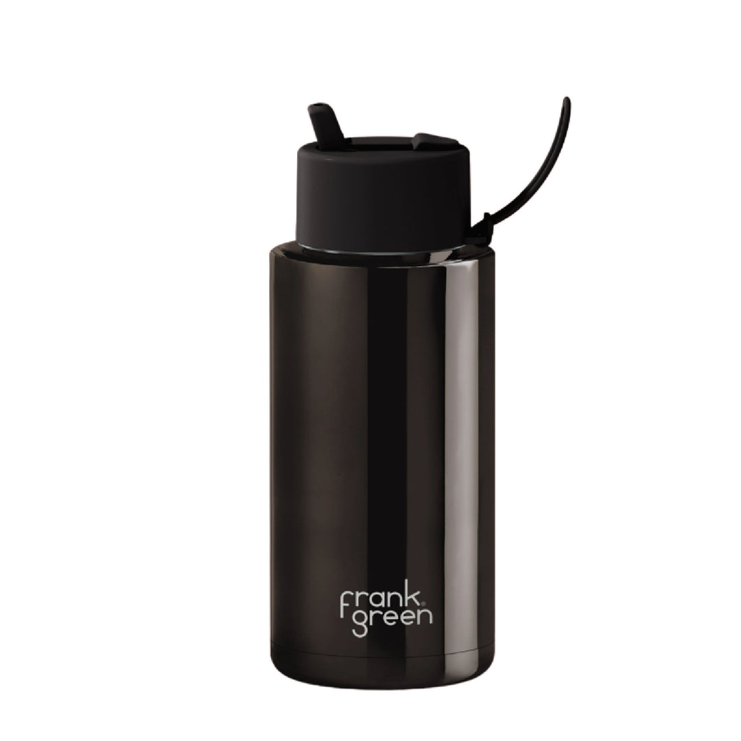 Frank Green Limited Edition Chrome Drink Bottle 1L - Shadow