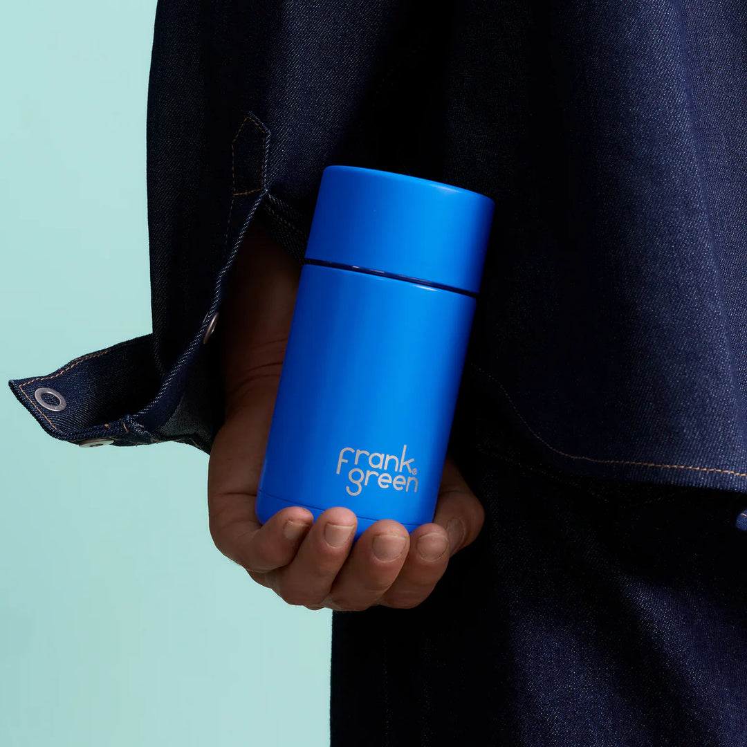 Frank Green Reusable Insulated Cup - 355ml - Blue Lagoon