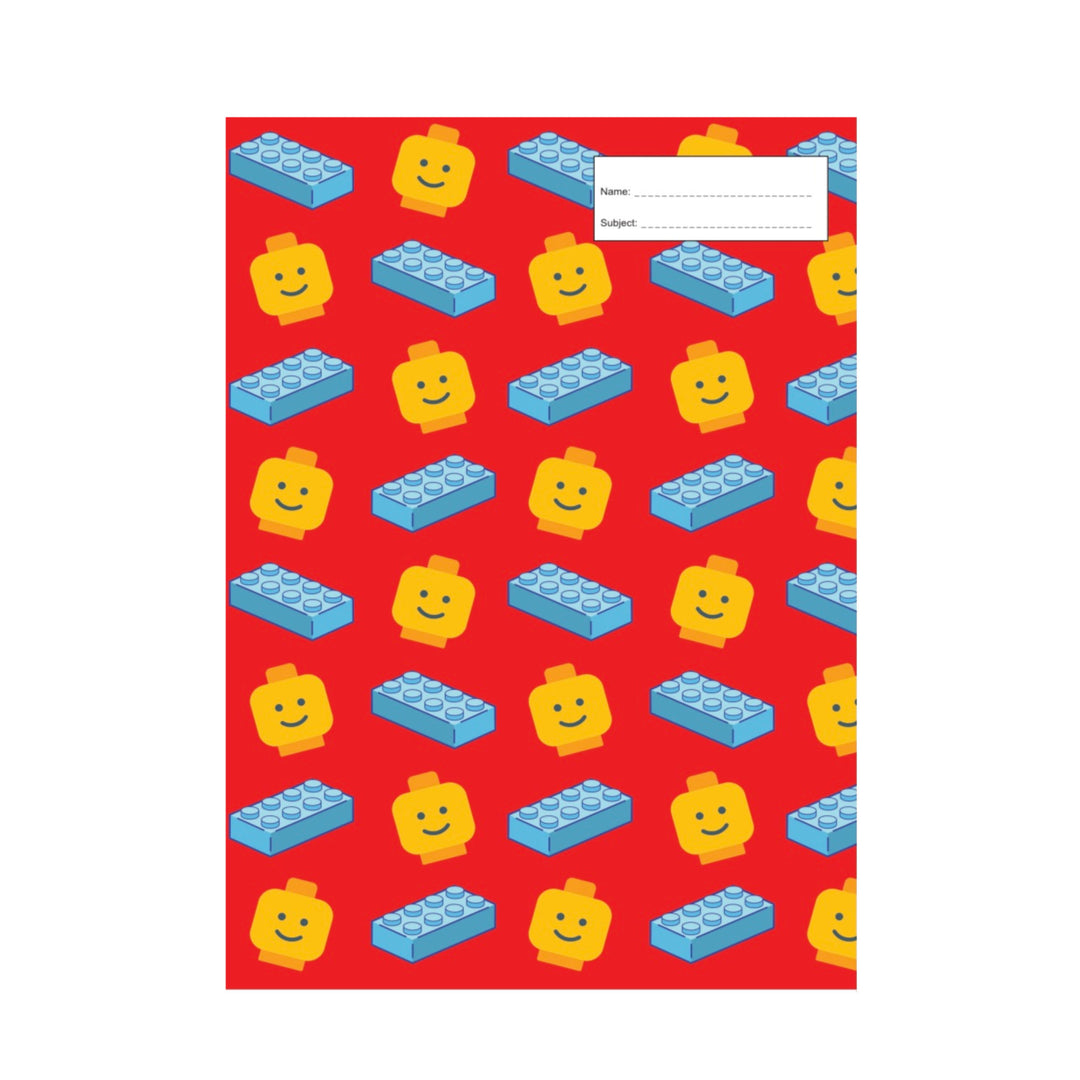 Got It Covered Exercise Book Cover 9x7 - Lego Man