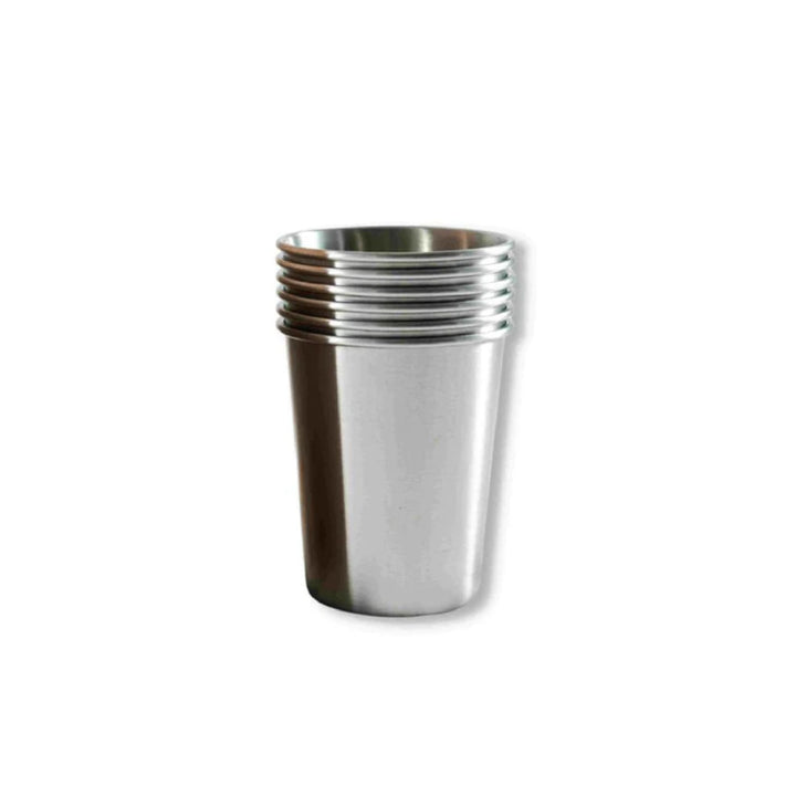 Goodly Gosh Stainless Steel Cups - 6pk