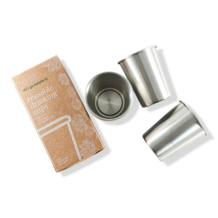 Goodly Gosh Stainless Steel Cups - 6pk