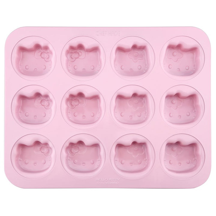 Hello Kitty Silicone 12 Cup Cake Pan
