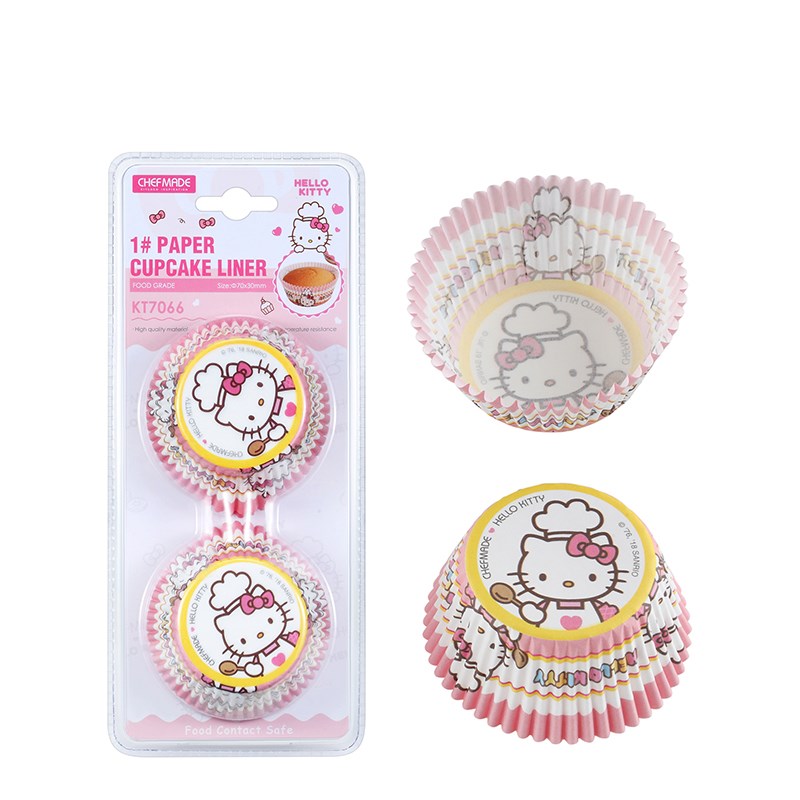Hello Kitty Paper Cupcake Cases 100pk - Chef