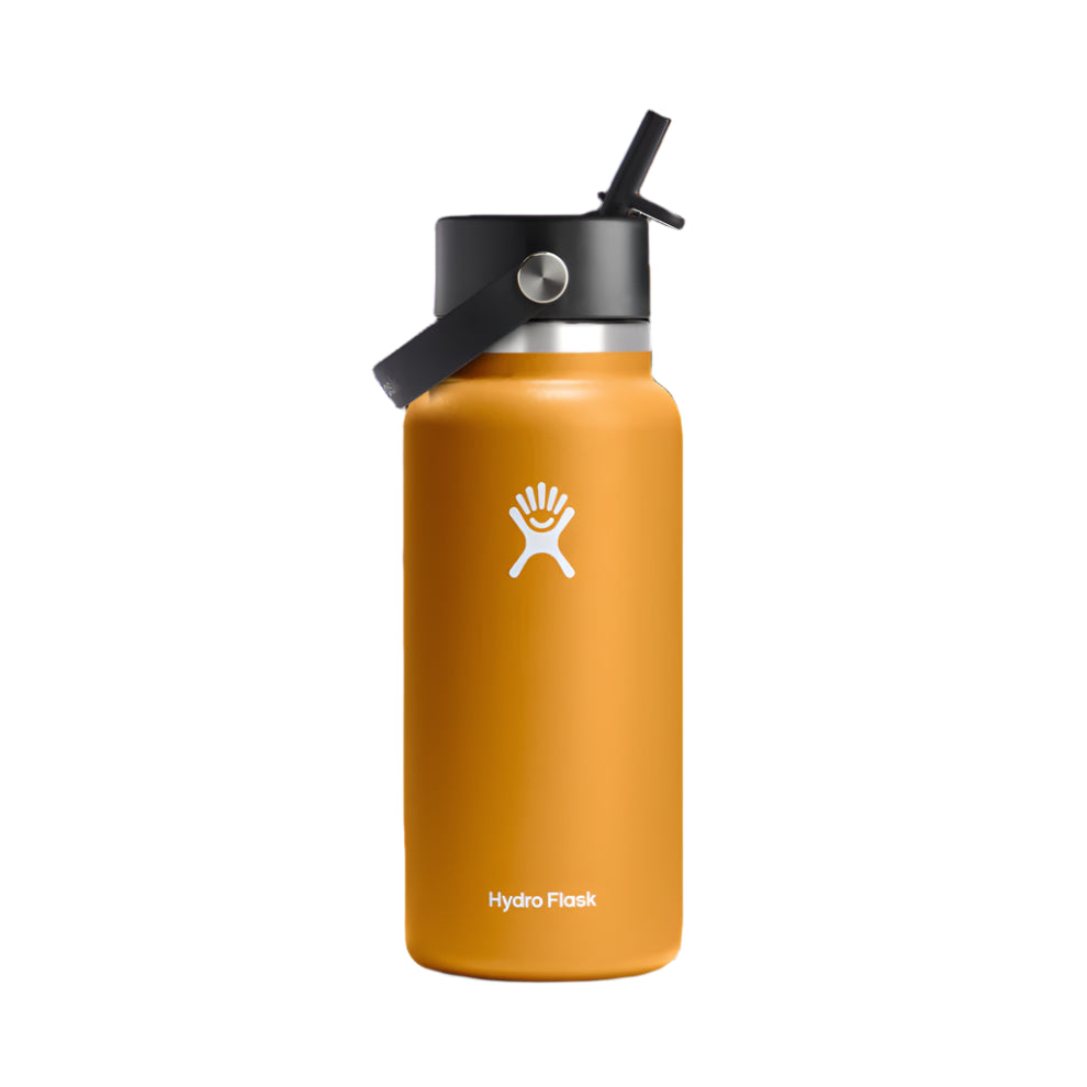 Hydro Flask Insulated Bottle 32oz/946ml Wide Flex Straw Cap - Fossil