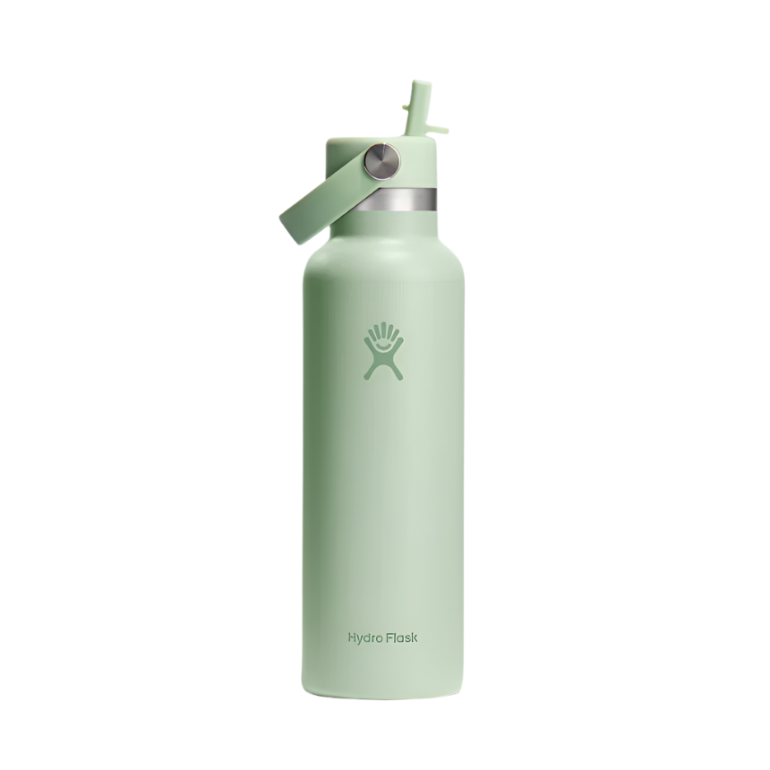 Hydro Flask Insulated Bottle 21oz/621ml Standard Flex Straw Cap - Aloe