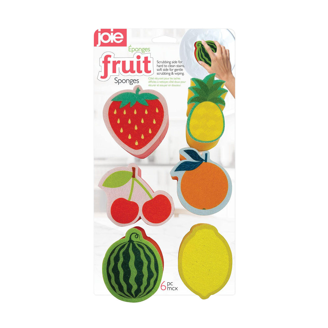 Joie Novelty Sponges 6pk - Fruits