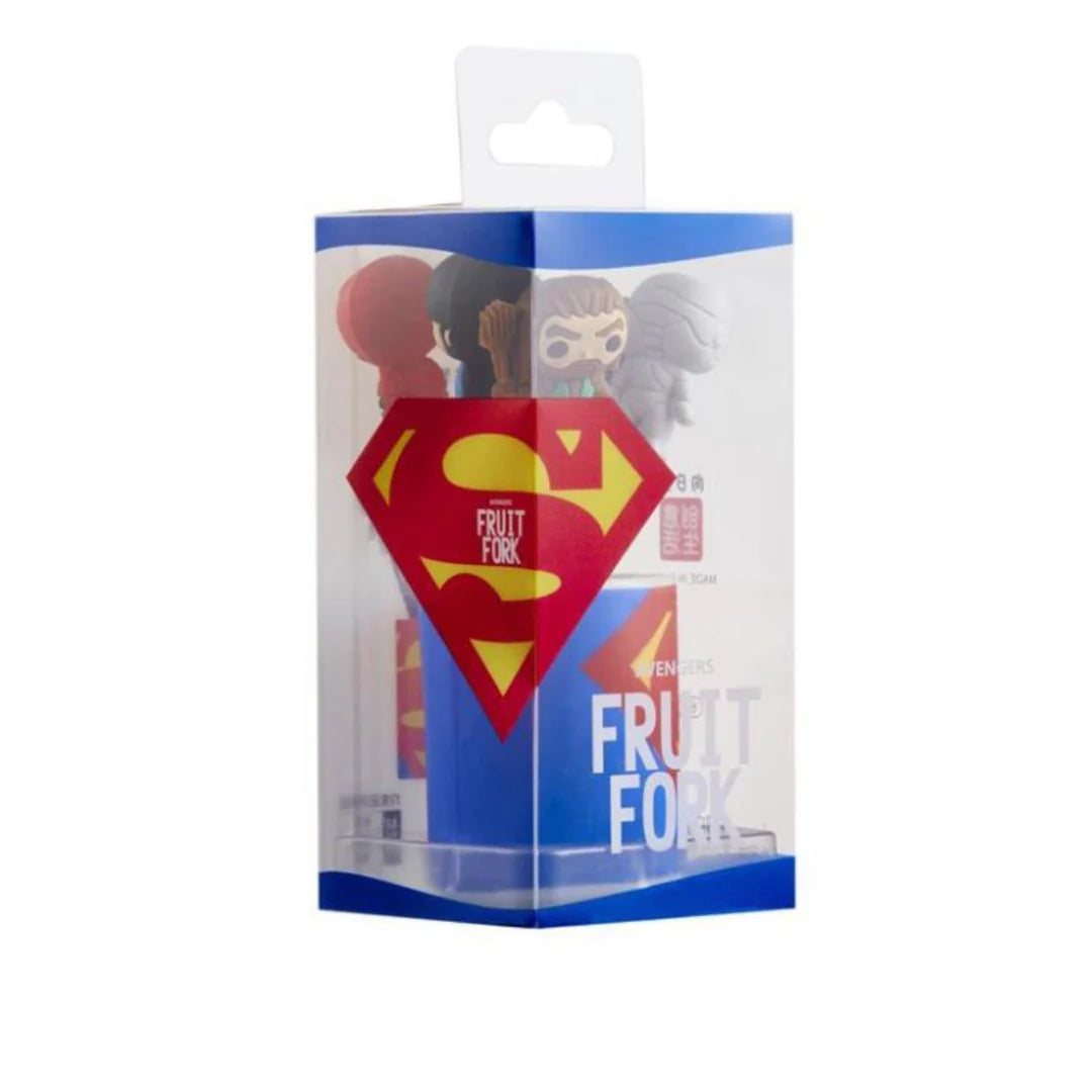 Mini Food Pick Forks - Justice League