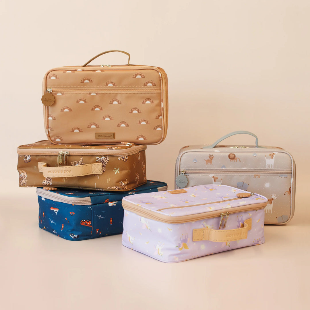 Fox & Fallow Insulated Lunch Bag - LARGE - Golden Suns