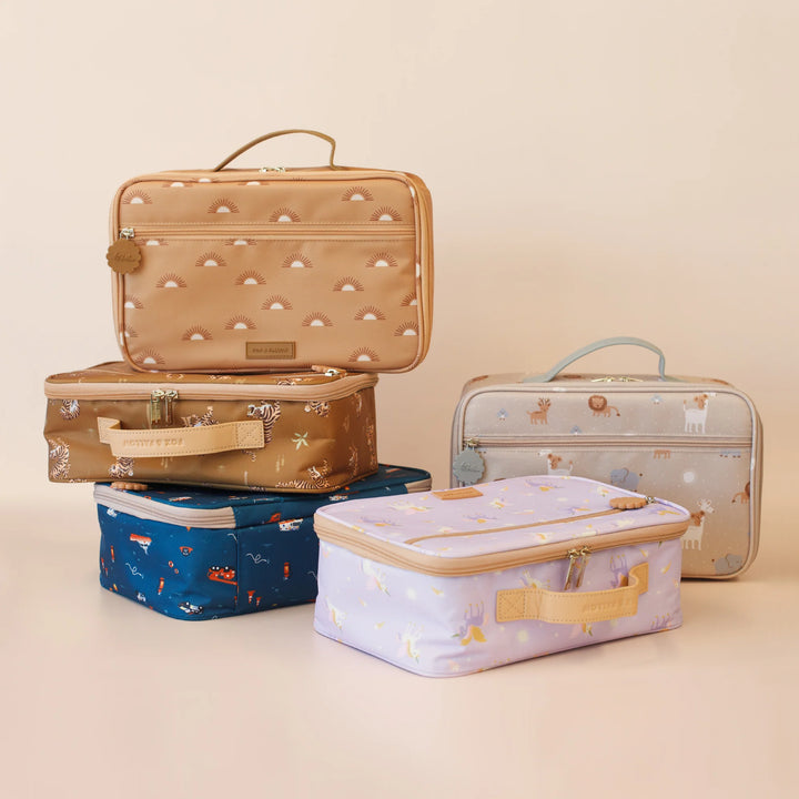 Fox & Fallow Insulated Lunch Bag - LARGE - Golden Suns