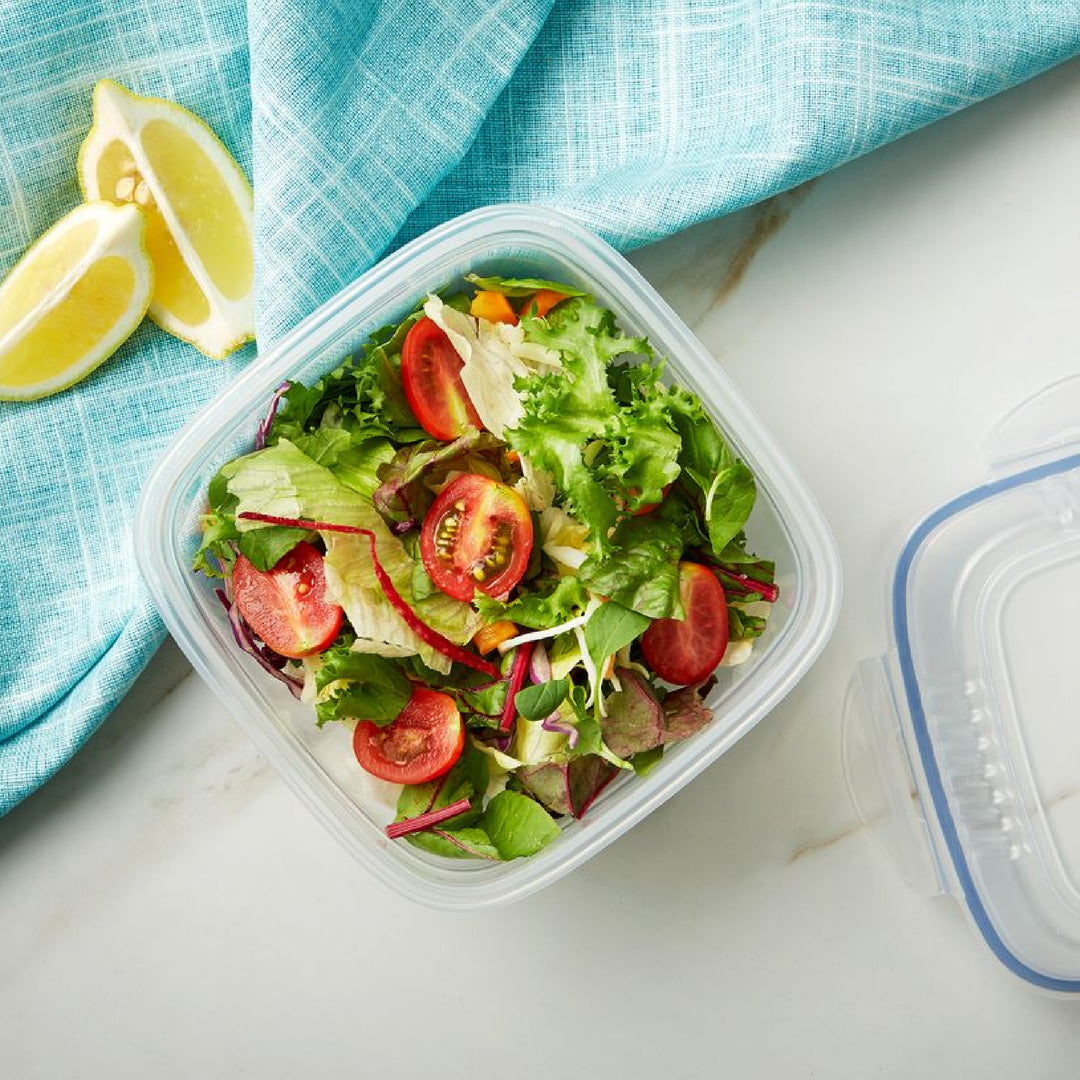 LocknLock Classic Salad Lunch Box with Dividers - Clear - 950ml