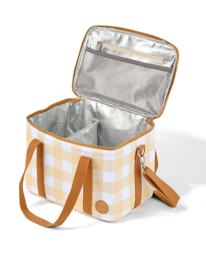 OiOi MAXI Insulated Lunch Bag - Gingham